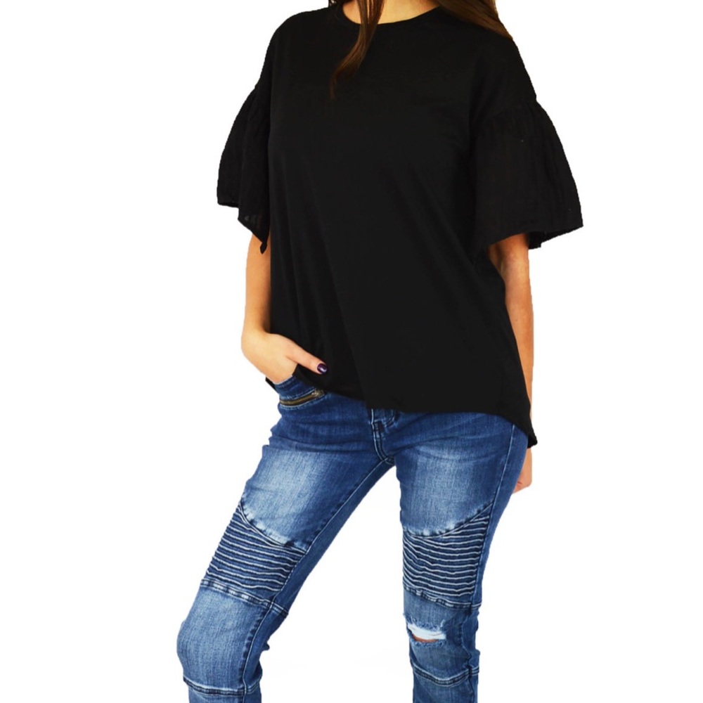 Flutter Sleeve Tee